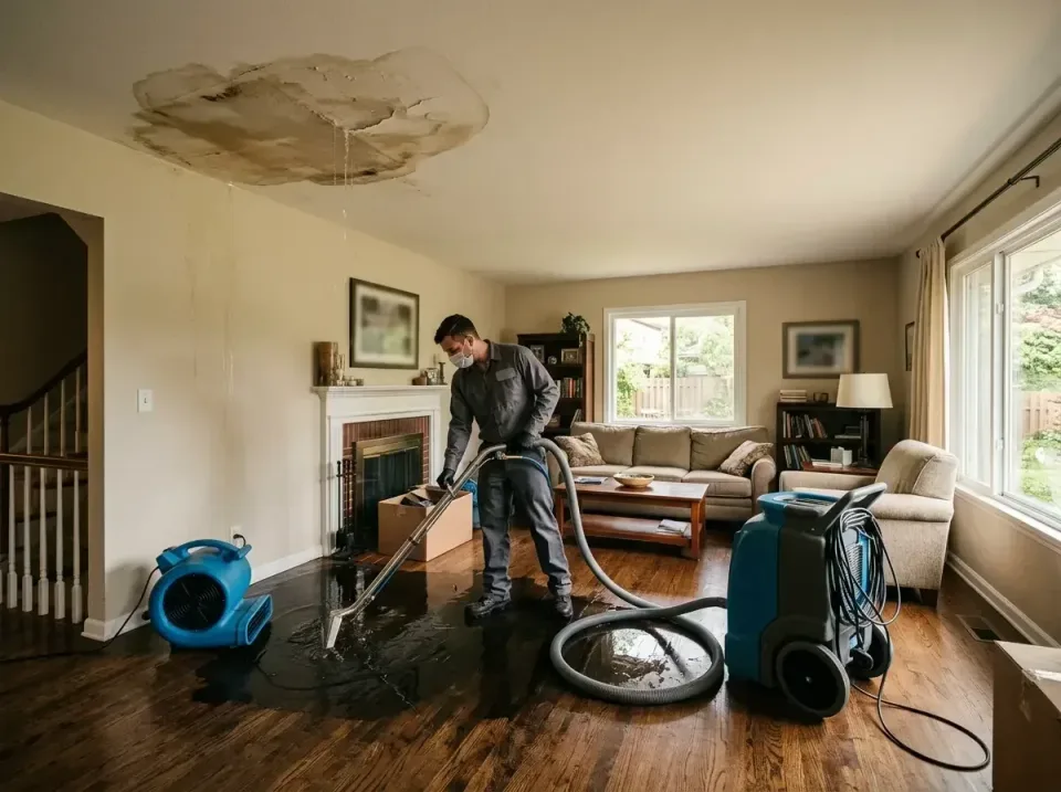attic-pipe-burst-ceiling-drip-008 — frequently asked questions, Water Damage Restoration & Carpet Care in Cutlerville, MI